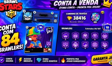 Conta de Brawl Stars 84 Brawlers
