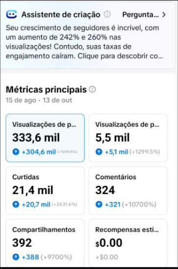 CONTA TIK TOK COM 12.OOO SEGUIDORES REAIS PRONTO PARA GANHAR $ + SUPORTE 24HORAS