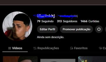 Conta do Tiktok com 313 seguidores e live liberada!