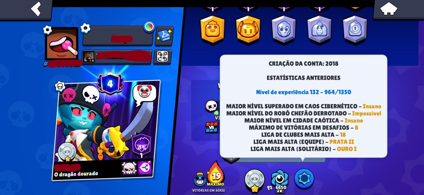 Conta Brawl Stars Veterana super barata (Pré-Lançamento 2018)