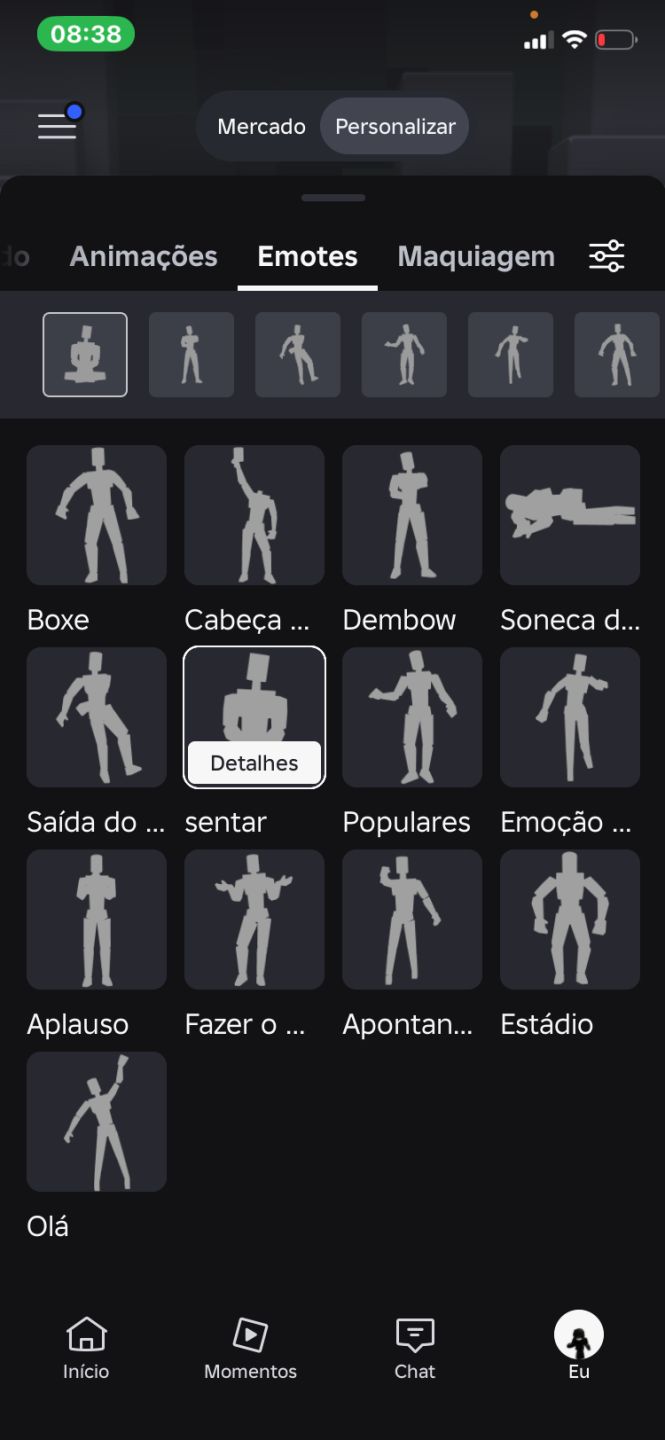 Conta roblox