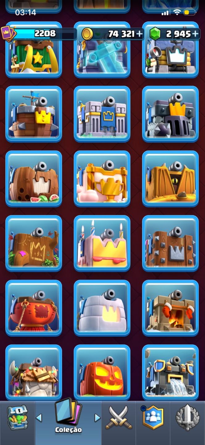 Conta Clash Royale Endgame - 8 anos