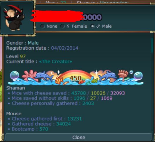 Conta transformice 13k first