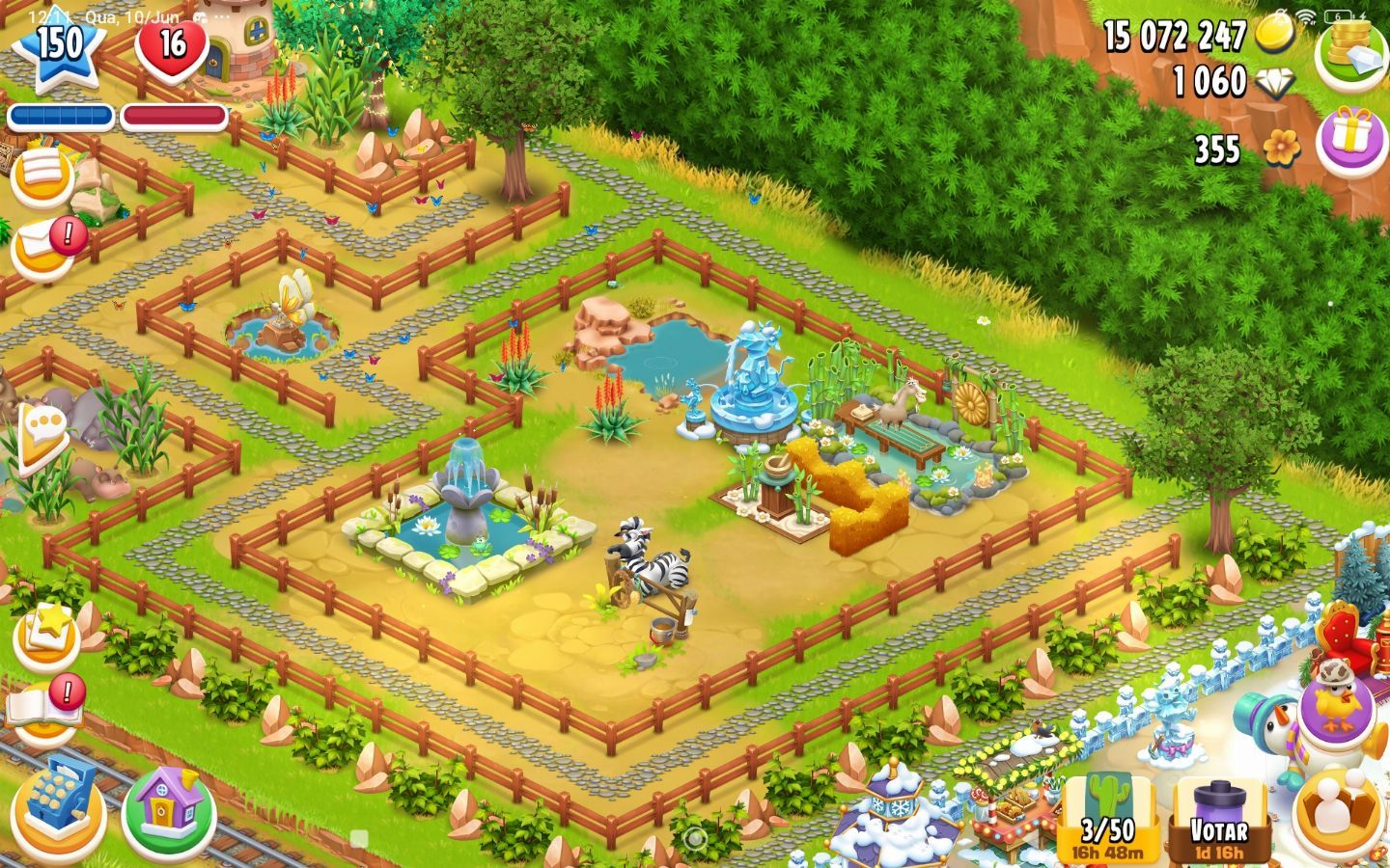 Conta Hay day LVL 152