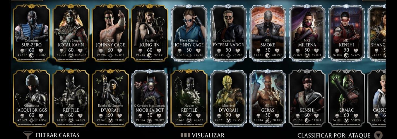 (PREÇO NEGOCIÁVEL) CONTA DE MORTAL KOMBAT 73K DE ALMAS