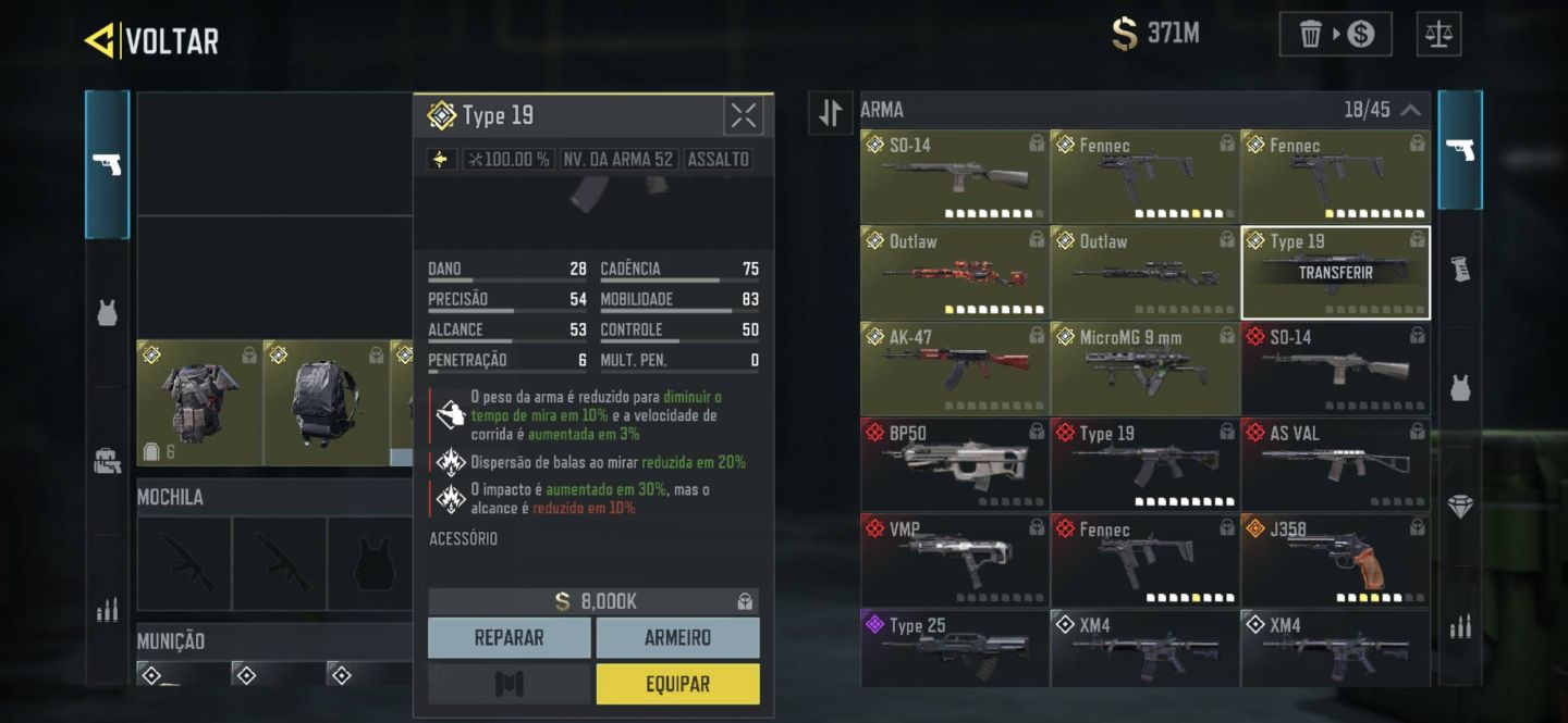 Call of Duty Mobile | COD Mobile | Serviços DMZ | Upo para Lendário