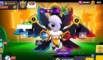 Conta de Brawl Stars 64k troféus, 99 brawlers