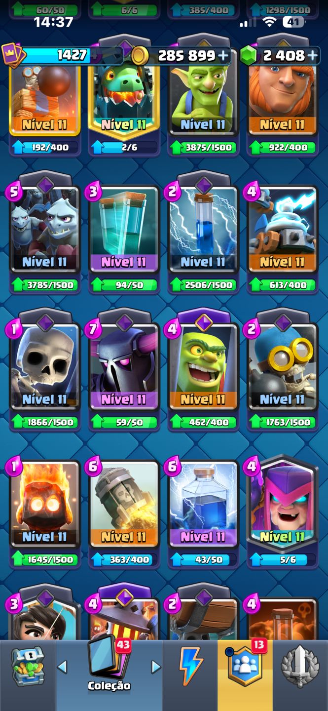Conta de clash Royale 10 k troféus