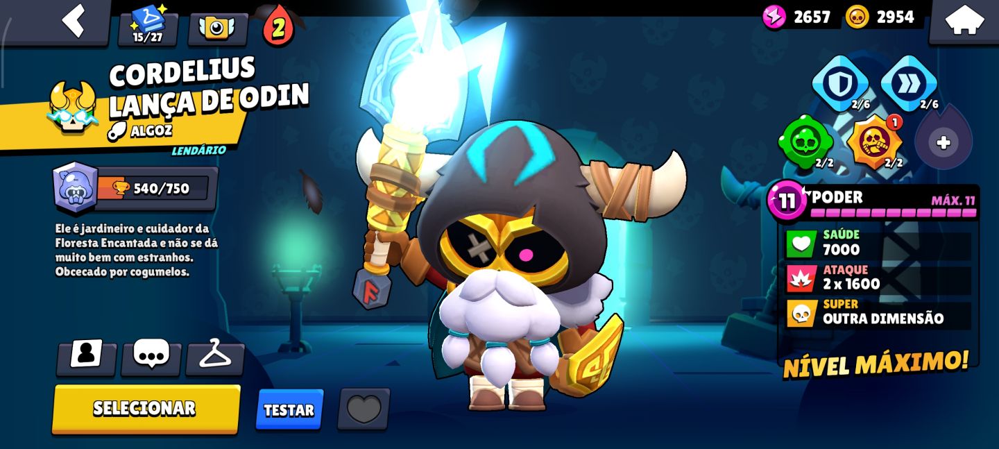 Conta rara com bastante Eskins e muito+