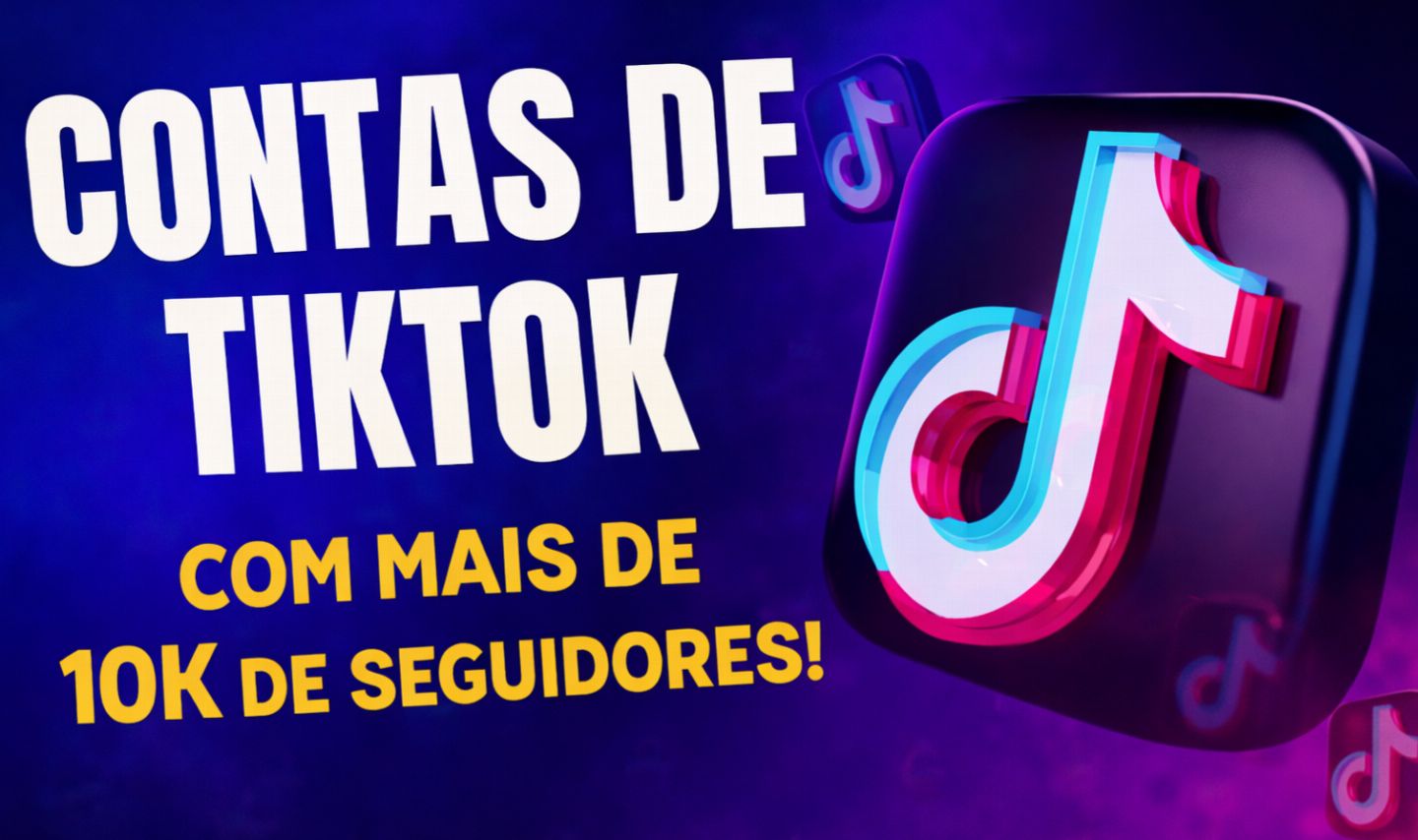 Conta de Tiktok COM MAIS DE 10K SEGUIDORES REAIS