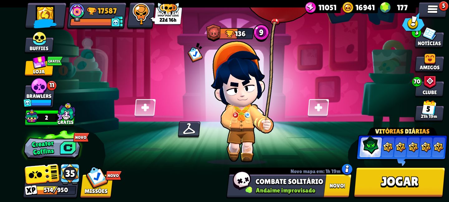 TRES CONTAS | BRAWL STARS, CLASH ROYALE E CLASH OF CLANS