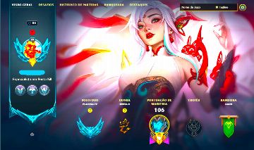 IRELIA CRIADORA LENDÁRIA + [ PLATINA COM MMR ALTÍSSIMO ] + [ SKIN JINX T1 ]