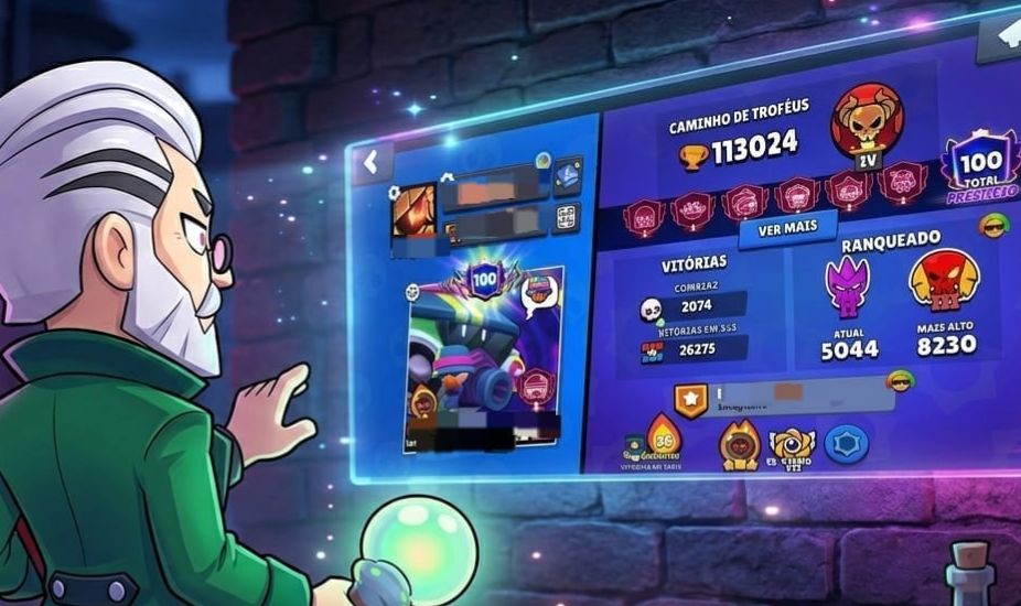 CONTA ENDGAME BRAWL STARS 2018 113K +300 SKINS+VÁRIAS SKINS PASSE+CLASH ROYALE