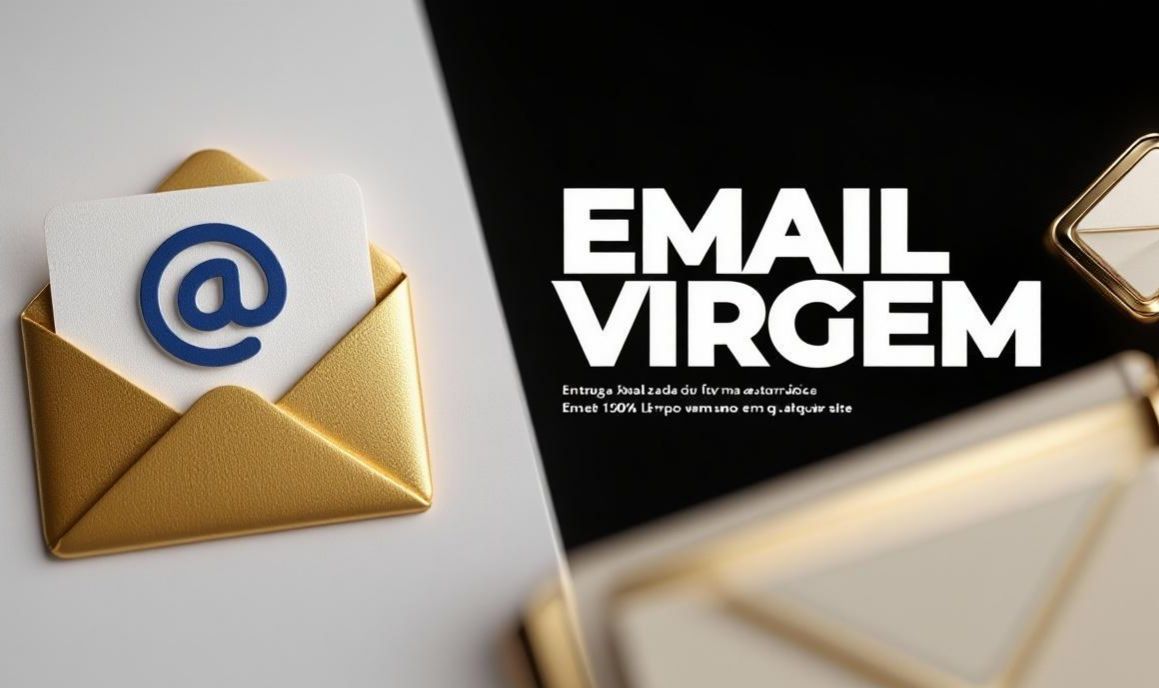 E-mail Virgem - limpo e pronto para uso em qualquer plataforma.