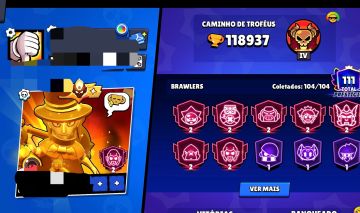CONTA BRABA VALOR NEGOCIÁVEL FULL PRESTÍGIO 1+, 120K 3 MESTRES OLD PASS