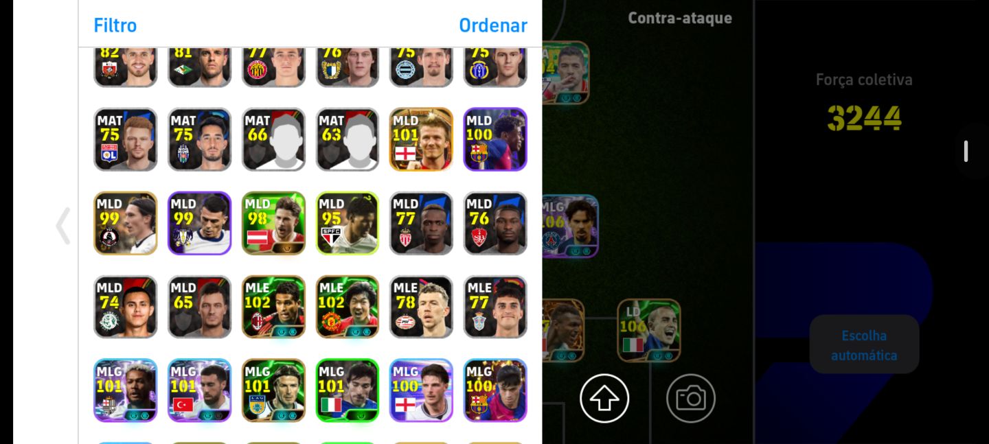VENDE-SE CONTA EFOTEBOL 3243 DE FORÇA COLETIVA SOMENTE KONAMI ID