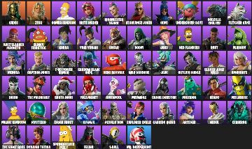 CONTA FORTNITE - 56 SKINS | PODE ALTERAR E-MAIL | Meowdas, Outlaw Midas, Artemis