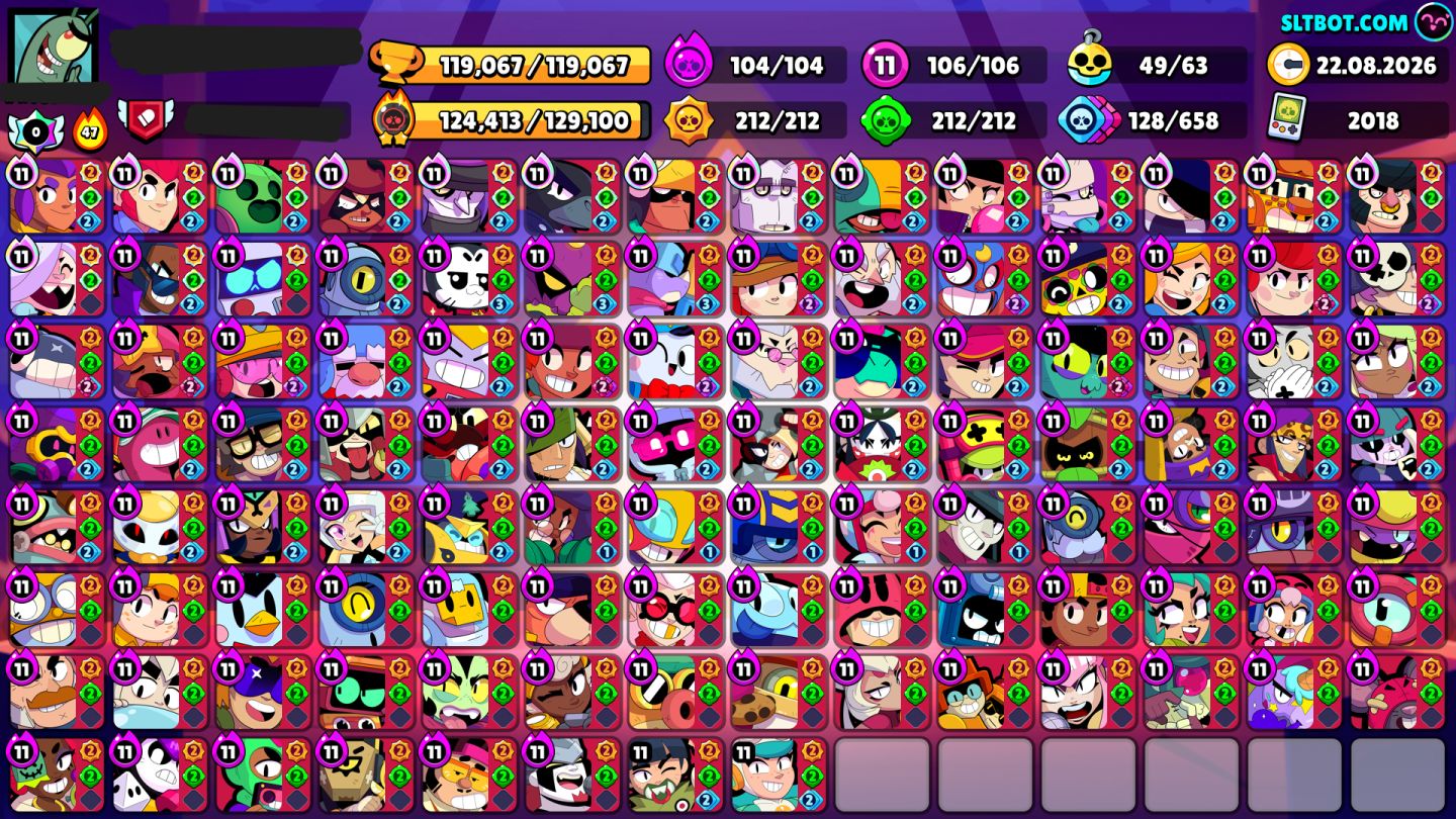 CONTA BRAWL STARS MUITO TOP CRIADA EM 2018