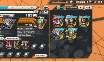 Conta de opbr com personagens ex e alguns lv 100