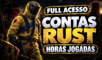 CONTAS RUST 100% ONLINE ( FULL ACESSO - PERMANENTE ) STEAM + HORAS JOGADAS