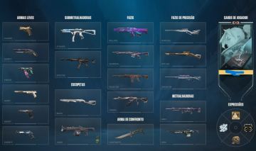 Conta Valorant Full Skins Raras + Facas | Alto Nível | R$1.500 (Negociável)