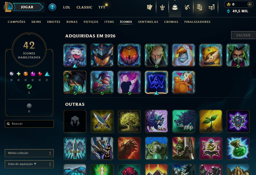 [Entrega Automática] Lol Ferro, 49K Ea, Level 30, Upada na Mão, 100% Segura!