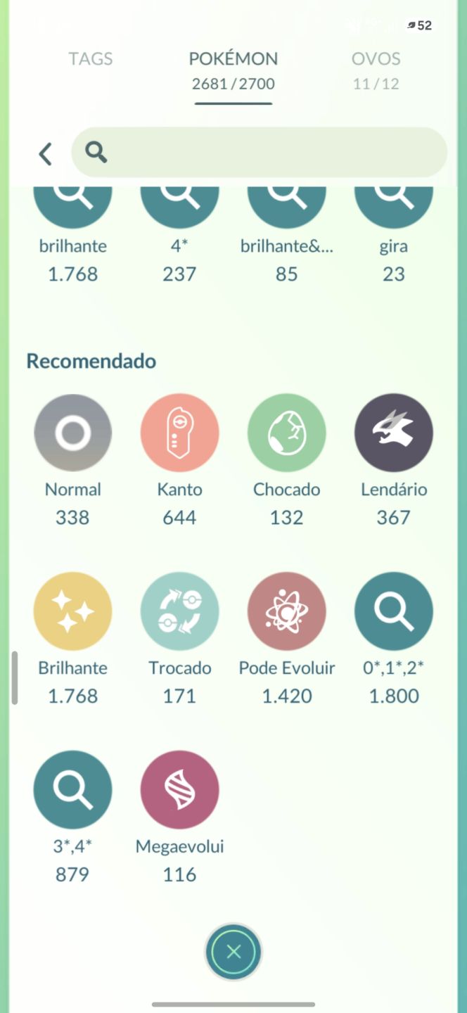 CONTA POKEMON GO MUITO SHINY