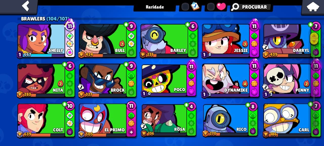 CONTA SUPERCELL PREMIUM CLAHS ROYALE E BRAW STARS