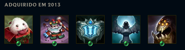 CONTA LOL RARA 2013 | DIAMANTE ALL SEASONS | 283 SKINS | +VALORANT | NEVER BAN