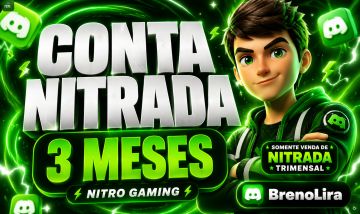 [DISCORD CONTA NITRADA TRIMENSAL PREÇO DE FORNECEDOR]