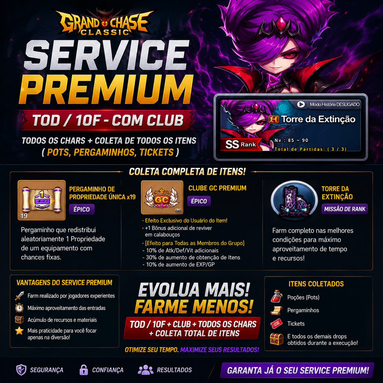 GRAND CHEASE CLASSIC - PREMIUM TOD, 10F C/ CLUB + POTS + PERGAS + COLETA ALL