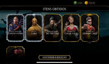 Conta Mortal Kombat Mobile | Diamantes + Personagens Raros