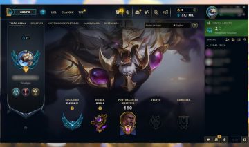 Conta Platina IV 32 PDL NOVA - LEE SIN ESCAMAS CELESTIAIS, FIDDLE FESTA SUPRESA!