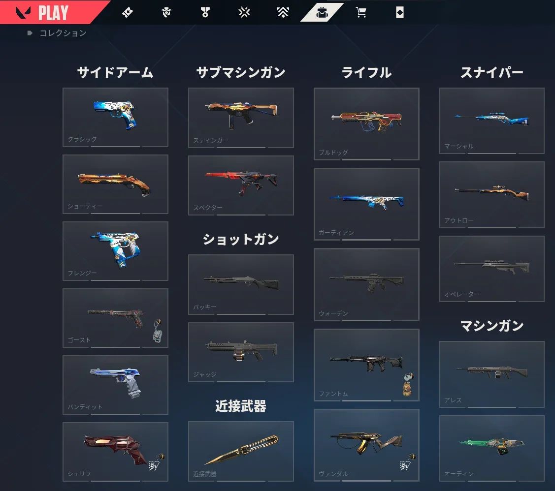 CONTA DE VALORANT COM MUITAS SKINS