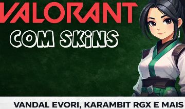 CONTA VALORANT STACKADA RGX Karambit + Gaia + Evori + Phantom Primordium