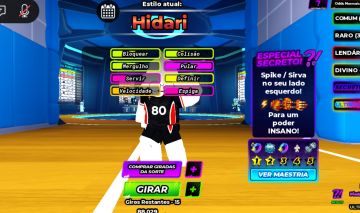 CONTA ROBLOX/VOLLEYBALL LEGENDS COMPELTINHA LVL 230 COM ROKKETO HIDARI TSH