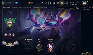 LEVEL 357 | 188 SKINS FULL CHAMP | EX BRONZE | MAIN MORGANA/LUX | FULL ACESSO