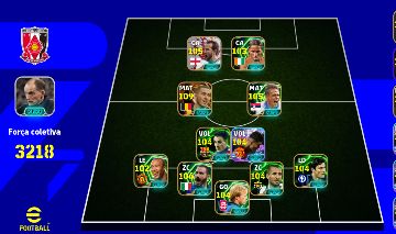 Conta efootball, HAZARD 109, BONNUCCI , Drogba 104, STOIKOVIC 105, CHIELINNI,