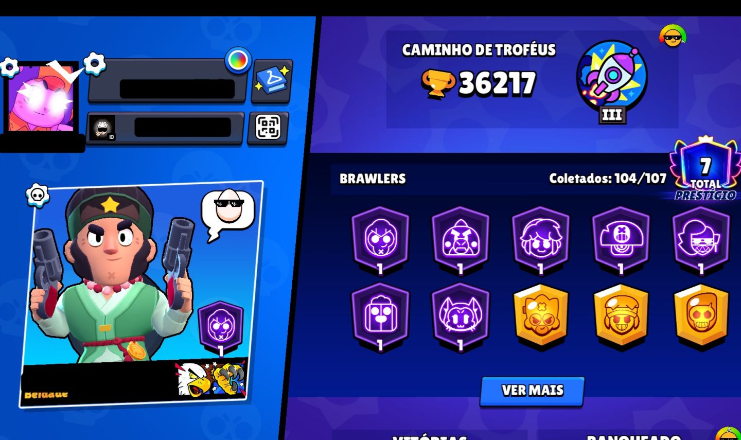 CONTA BRAWL STARS TOP