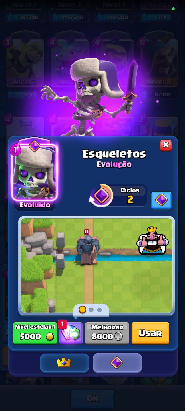 CONTA CLASH 3K TROFÉUS + 100K DE OURO + 1.500 GEMAS + 4 EVOLUÇÕES ETC[PROMOÇÃO]