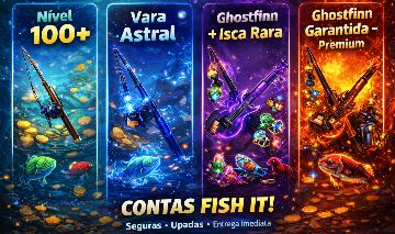 Fish It! Contas Individuais | Ghostfinn + Astral | Entrega Imediata