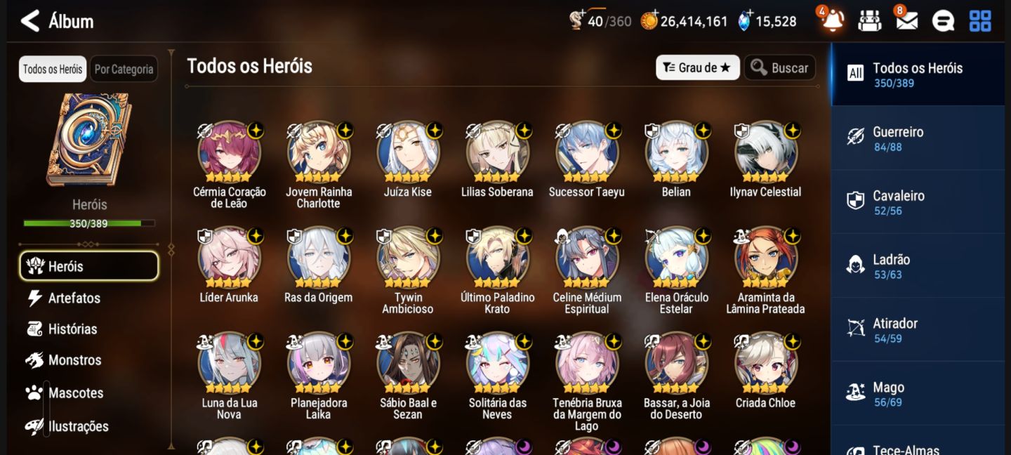 Epic Seven GLOBAL | 53 ML5 | Rhianna, Arunka e Belian SSS | Até 310 SPD