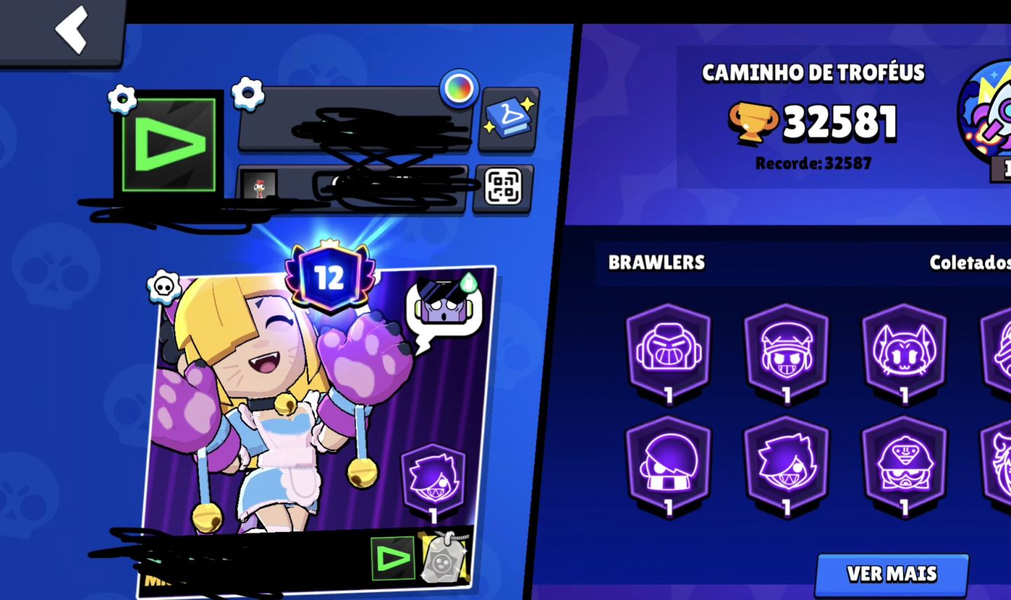 Conta Brawl Stars CONTA 2019 SKINS RARAS PRINCIPAL DYNAMIKE FLAMENGO NÃO VOLTA