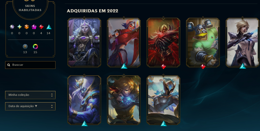 Conta LOL com Emote Grão-Mestre PEAK 904LP
