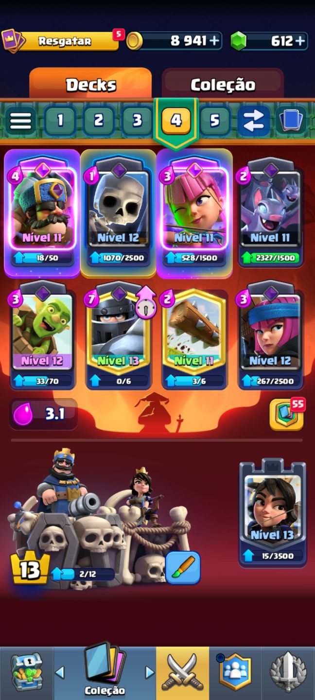 Conta Clash no Preço com 7300 troféu
