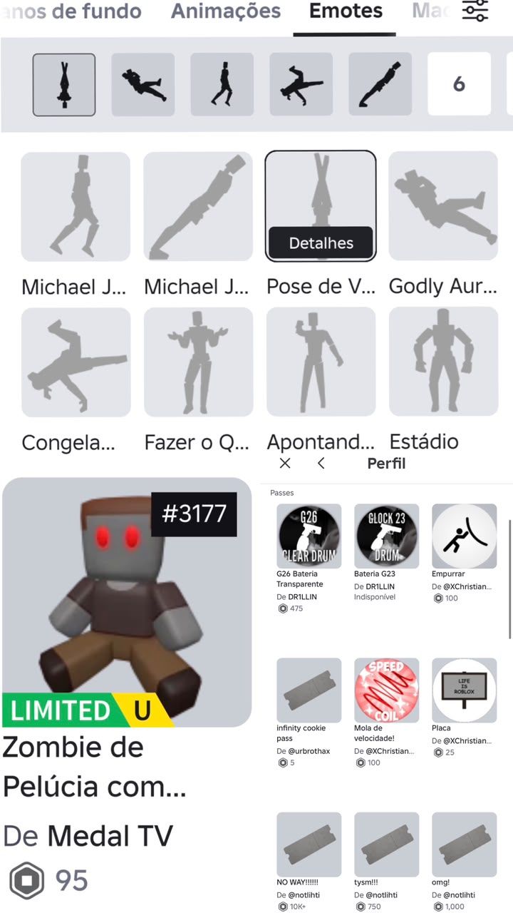 CONTA DE ROBLOX INVENTARIO AVALIADO EM 15K DE ROBUX