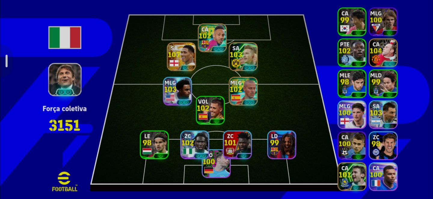 CONTA EFOOTBALL BRABA! COM BELLINGHAM BIG TIME