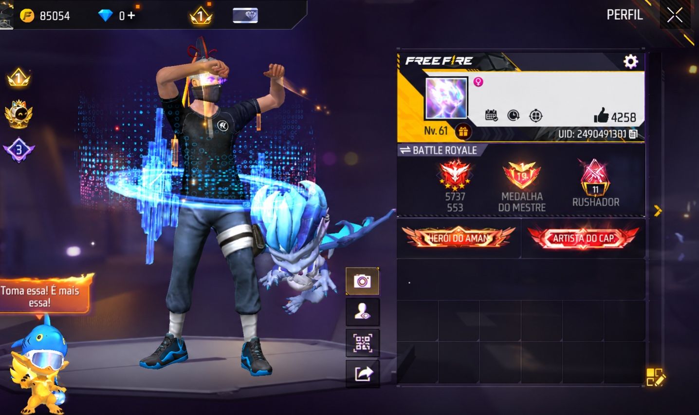 CONTA FREE FIRE BARATINHA!