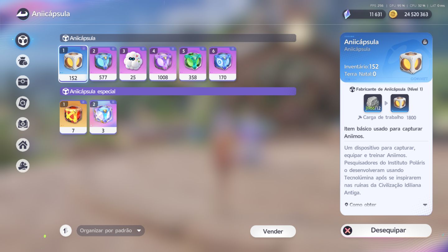 ANIIMO - CONTA HIGH END - LITA - LENDÁRIA / MAPA UNLOCK 100% / OVOS - CHAOS