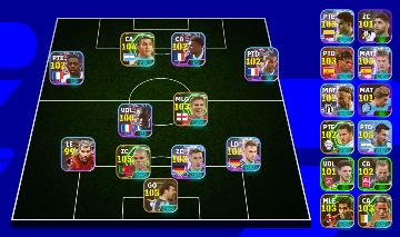 Conta de efotball, pack da França!! Time forte dms